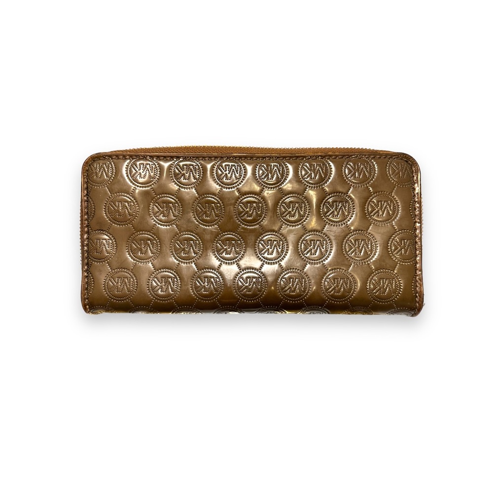 Michael Kors Patent Leather MK Logo Wallet